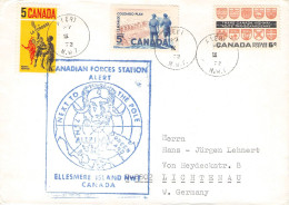 CANADA - LETTER 1972 ALERT, NWT > GERMANY / ZG62 - Brieven En Documenten