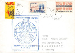 CANADA - LETTER 1972 ALERT, NWT > GERMANY / ZG62 - Lettres & Documents