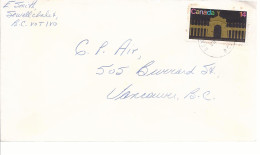 19598) Canada Sewell Inlet Post Mark Cancel 1978 Numbers Backwards On Cancel? - Lettres & Documents