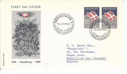 19614) Denmark Kobenhavn V Postmark Cancel 1969 First Day Cover FDC - Covers & Documents