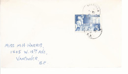 19616) Canada Vinsulla Postmark Cancel Closed Post Office  - Covers & Documents