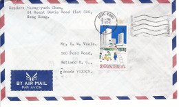 19621) Hong Kong Airmail  Postmark Cancel 1981 - Covers & Documents