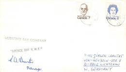 CANADA - LETTER 1974 SPENCE BAY NWT > GERMANY / ZG67 - Covers & Documents