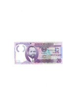 MOZAMBIQUE P-149a > 20 METICAIS 2011, SERIE AA, POLYMER, UNC - Mozambico