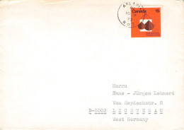 CANADA - LETTER 1973 AKLAVIK NWT > GERMANY / ZG70 - Storia Postale