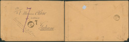 Lettre "pièce De Procédure"(191gr, 6 Ports) En Franchise Expédié De Dinant (1878) > Gedinne, Taxé Manuscrit "7"(décimes) - Zonder Portkosten