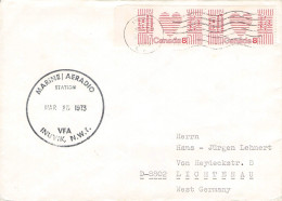 CANADA - LETTER 1973 INUVIK NWT > GERMANY / ZG73 - Briefe U. Dokumente