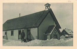 ETATS-UNIS - NOME (Alaska) - Eglise Des Esquimaux - Saint-Bernard - Neige - Animé - Carte Postale Ancienne - Otros & Sin Clasificación