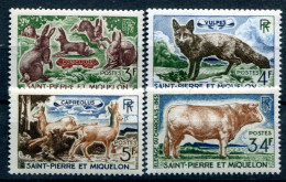 Saint Pierre Et Miquelon        372/375 **    Animaux - Unused Stamps