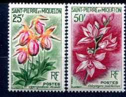 Saint Pierre Et Miquelon      362/363 ** Fleurs - Ongebruikt