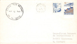 CANADA - LETTER 1977 C.C.G.S. "N. B. McLEAN". >GERMANY / ZG76 - Covers & Documents