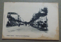 71 - CHALON -s/ SAONE -  PLACE SAINT-PIERRE - BOULEVARD DE LA REPUBLIQUE - Chalon Sur Saone