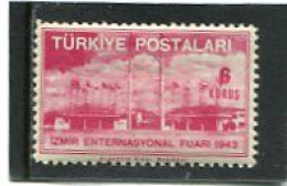 TURKEY/TURKIYE - 1943   6k  EXPO  MINT NH - Nuovi