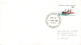 AUSTRALIAN ANTARCTIC T. - FDC 1.12.1980 CASEY 35c > GERMANY / ZG79 - Brieven En Documenten