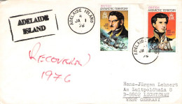BRIT. ANTARCTIC T. - LETTER 1976 ADELAIDE ISL. > GERMANY / ZG84 - Lettres & Documents