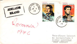 BRIT. ANTARCTIC T. - LETTER 1976 ADELAIDE ISL. > GERMANY / ZG84 - Cartas & Documentos