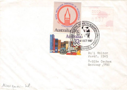 AUSTRALIA - LETTER 1987 MASQUARIE ISL. > GERMANY / ZG86 - Briefe U. Dokumente