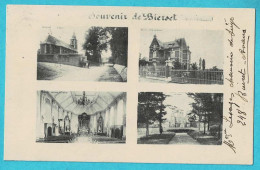 * Bierset (Grace Hollogne - Liège - La Wallonie) * (Edit Clément Voos) Souvenir De Bierset, église, Villa, Chateau, Old - Grâce-Hollogne