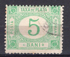 S2883 - ROMANIA ROUMANIE TAXE Yv N°22 - Impuestos
