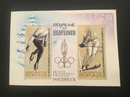 Olympische Spelen 1964 , Burundi - Blok Postfris - Inverno1964: Innsbruck