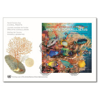 ONU Genève 2023 - World Oceans Day - Coral Reefs FDC - FDC