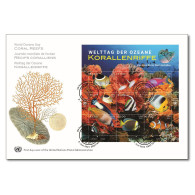 ONU Vienne 2023 - World Oceans Day - Coral Reefs FDC - FDC