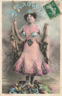 Bergeret * CPA 1907 * LA TURQUOISE La Turquoise * Bijouc Pierre Précieuse Femme * Art Nouveau Jugendstil - Bergeret