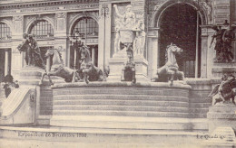 BELGIQUE - Bruxelles - Exposition De Bruxelles 1910 - Le Quadrige - Carte Postale Ancienne - Universal Exhibitions