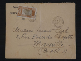 BU15 AOF GUINEE  BELLE LETTRE CIE MARITIME FRAISSINET 1931 CONAKRY   A MARSEILLE FRANCE + AFF. INTERESSANT ++ - Cartas & Documentos