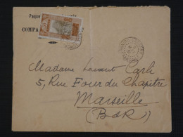 BU15 AOF GUINEE  BELLE LETTRE CIE MARITIME FRAISSINET 1931 CONAKRY   A MARSEILLE FRANCE + AFF. INTERESSANT ++ - Brieven En Documenten