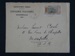 BU15 AOF GUINEE  BELLE LETTRE CIE MARITIME FRAYSSINET 1931 PAQUEBOT  CONAKRY   A MARSEILLE FRANCE + AFF. INTERESSANT ++ - Lettres & Documents
