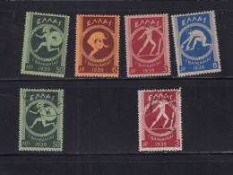 Greece 1939 Pan-Balkan Games Sport MH/Used Sc 421-4 15210 - Unused Stamps