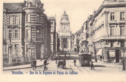 BELGIQUE - Bruxelles - Rue De La Régence Et Palais De Justice - Carte Postale Ancienne - Monuments, édifices