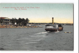 CPA Panama A Launch Entering The Mouth Of The Canal, Colon, Rep. Of Panama  - Panama