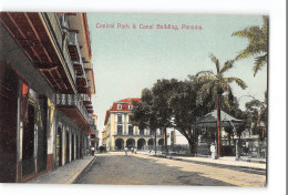Delcampe - CPA Panama Central Park & Canal Building  - Panama