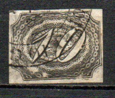 Col33 Brasil Bresil 1844 N° 4 Oblitéré Cote : 30,00€ - Used Stamps