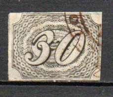 Col33 Brasil Bresil 1844 N° 5 Oblitéré Cote : 35,00€ - Used Stamps