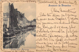 BELGIQUE - Bruxelles - Souvenir De Bruxelles - Quai Aux Briques - Carte Postale Ancienne - Autres & Non Classés