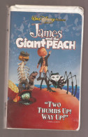 VHS Tape - Disney - James And The Giant Peach - Kinder & Familie