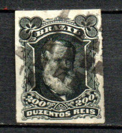 Col33 Brasil Bresil 1878 N° 42 Oblitéré Cote : 22,50€ - Used Stamps