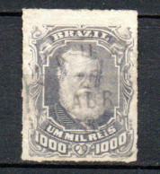 Col33 Brasil Bresil 1878 N° 46 Oblitéré Cote : 50,00€ - Usados