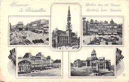 BELGIQUE - Bruxelles - Souvenir De Bruxelles - Carte Postale Ancienne - Andere & Zonder Classificatie
