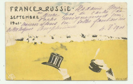 FRANCE & RUSSIE SEPTEMBER 1901  - VIAGGIATA FP - Sonstige & Ohne Zuordnung