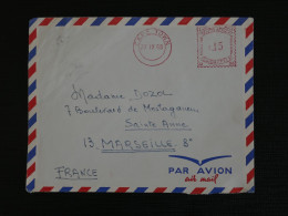 BU15 AFRIQUE SUD  LETTRE  MARITIME  1988  CAPETOWN   A  MARSEILLE  FRANCE + AFF. INTERESSANT ++ - Cartas & Documentos