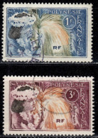 F P+ Polynesien 1964 Mi 33-34 Mädchen - Used Stamps