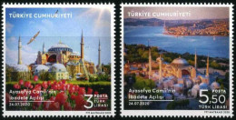 Türkiye 2020 Mi 4594-4595 MNH Consecration Of Hagia Sophia As Mosque - Moscheen Und Synagogen