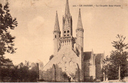 56. FAOUET . La Chapelle Saint Fiacre.1933. Carte Impeccable. - Faouët