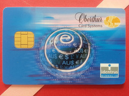 OBERTHUR Card Systems Identrus Global Id DEMO TEST CARD Smart (BA0415 - Origine Sconosciuta