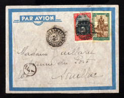 S2596-FRENCH SUDAN-AIRMAIL COVER BAMAKO To AURILLAC (france) 1941.WWII.ENVELOPPE AERIEN Soudan Français - Lettres & Documents