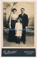 Photographie Ancienne Portrait De Famille Photographe Marchal Granges Vosges - Anonieme Personen